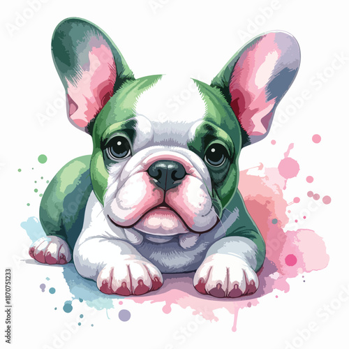 Shar Pei Dog Illustration 