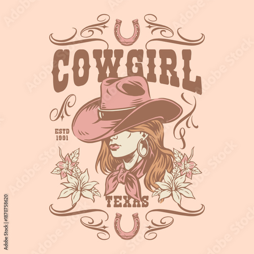 Texas cowgirl vintage