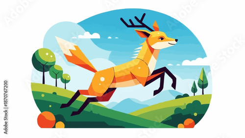 kangaroo in the desert