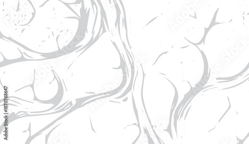Abstract fluid texture with light gray and white swirling organic lines creating a subtle marble effect background