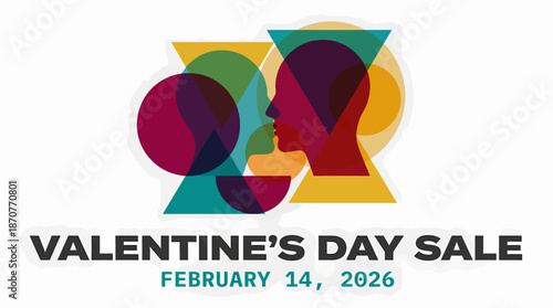 Valentine's Day Sale Poster Celebration