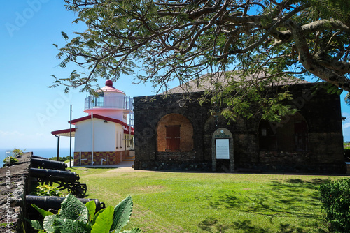 Fort King George with cannons view, Tobago