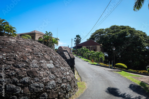 Fort King George with cannons view, Tobago