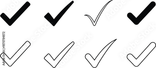 check, tick, mark, icon, symbol, vector, silhouette, approve, confirm, success, validation, check mark, tick 