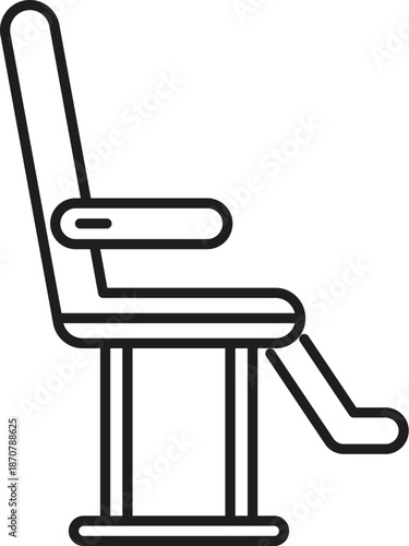 Comfortable airplane seat inviting passengers to relax during long flights with reclining footrest