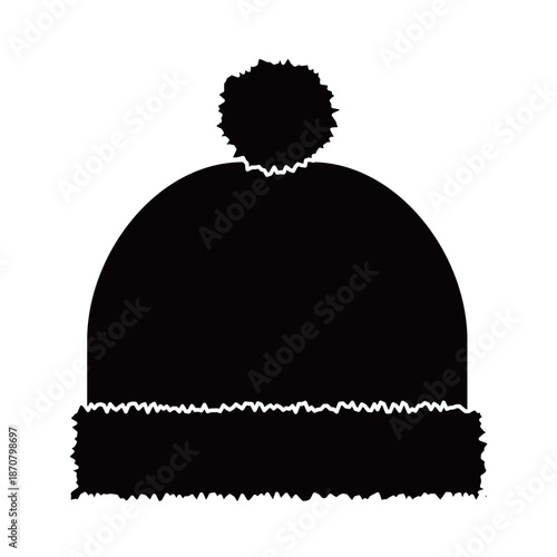 冬のファッションアイテム・シンプルなニットキャップ