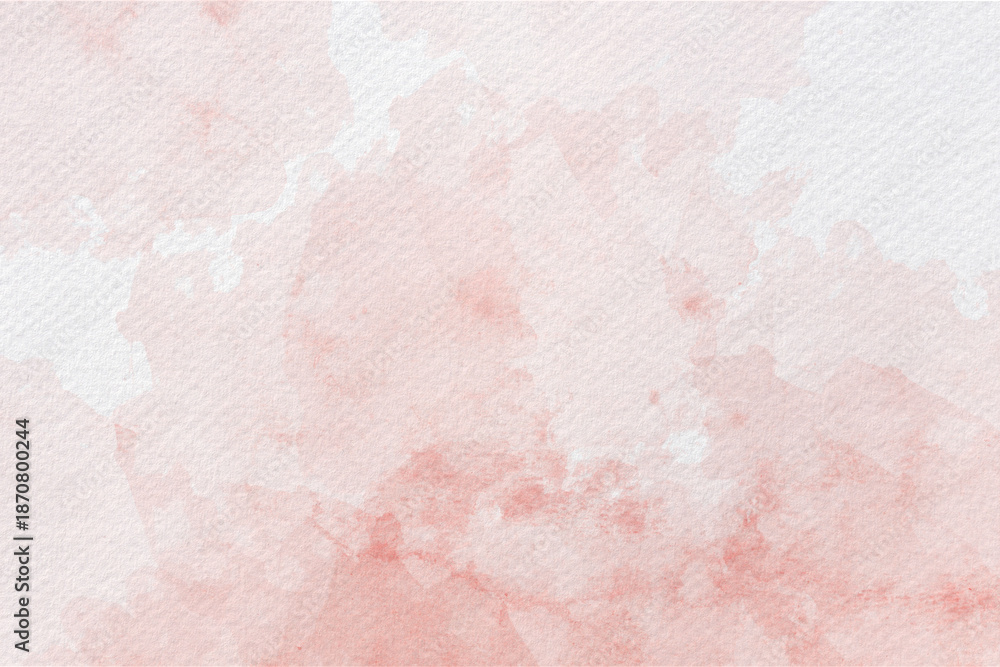 Fototapeta premium Light peach watercolor texture with soft organic hand painted layers. Great for minimal designs invitations branding packaging and digital artwork.