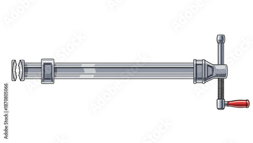 Cartoon spatula tool on a white background