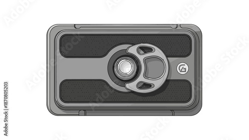 Digital portable hardness tester for material science and industrial quality control.