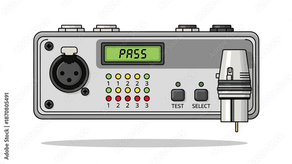 Fototapeta premium Classical music violin bow isolated on white background illustration