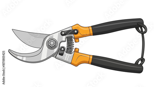 Red toolbox with black handle and silver latches on white background