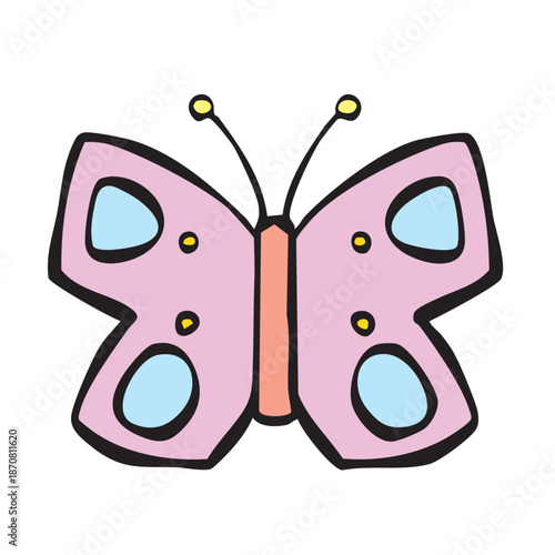 デザイン素材・飾りパーツ　蝶モチーフ　アイコン