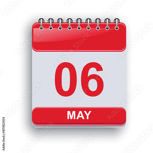 May 6 Daily Planner Sheet Minimal Professional Style