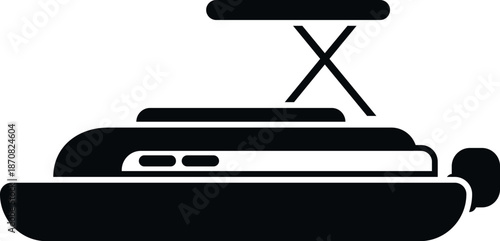 Motorboat vessel for leisure and transportation across water