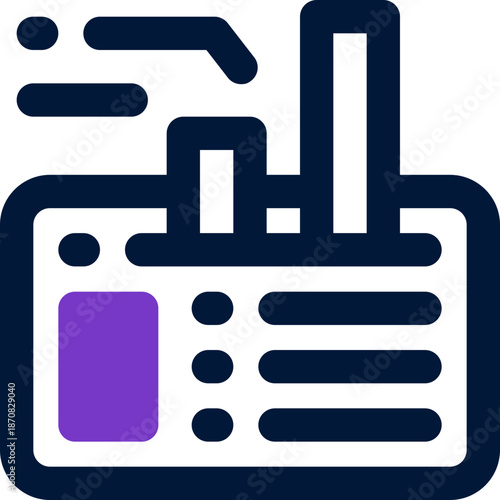 dashboard duotone icon. Sleek and modern vector icon for websites, mobile apps, marketing materials, and corporate design. Fully scalable and ready to use.