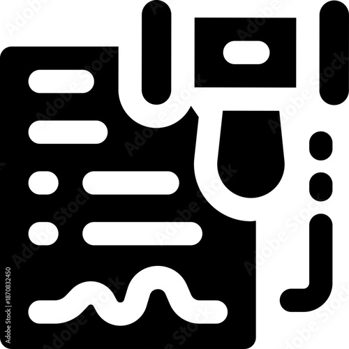 legal glyph icon. Strong and solid vector icon for websites, mobile interfaces, presentations, and visual branding. High quality and easy to edit.