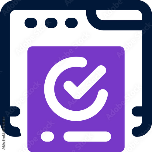 website duotone icon. Sleek and modern vector icon for websites, mobile apps, marketing materials, and corporate design. Fully scalable and ready to use.