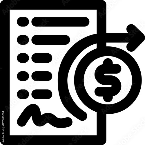 gig economy line icon. Clean and minimalist vector icon for websites, mobile apps, presentations, and logos. Fully scalable and customizable for any project.