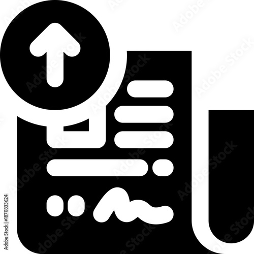 release glyph icon. Strong and solid vector icon for websites, mobile interfaces, presentations, and visual branding. High quality and easy to edit.