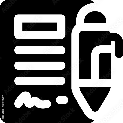 administration glyph icon. Strong and solid vector icon for websites, mobile interfaces, presentations, and visual branding. High quality and easy to edit.