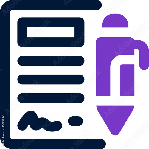 administration duotone icon. Sleek and modern vector icon for websites, mobile apps, marketing materials, and corporate design. Fully scalable and ready to use.