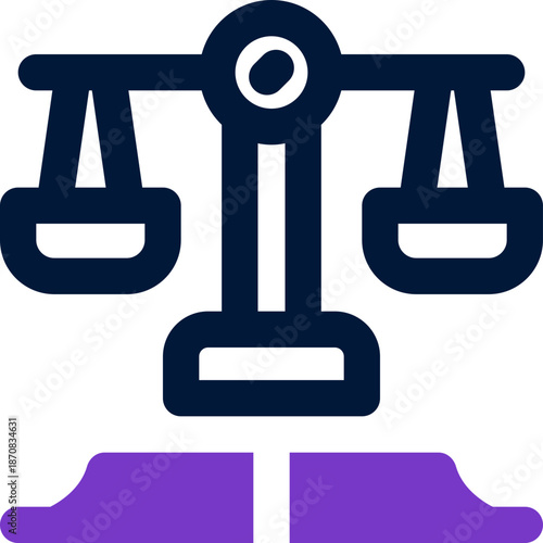 law duotone icon. Sleek and modern vector icon for websites, mobile apps, marketing materials, and corporate design. Fully scalable and ready to use.