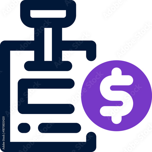 id card duotone icon. Sleek and modern vector icon for websites, mobile apps, marketing materials, and corporate design. Fully scalable and ready to use.