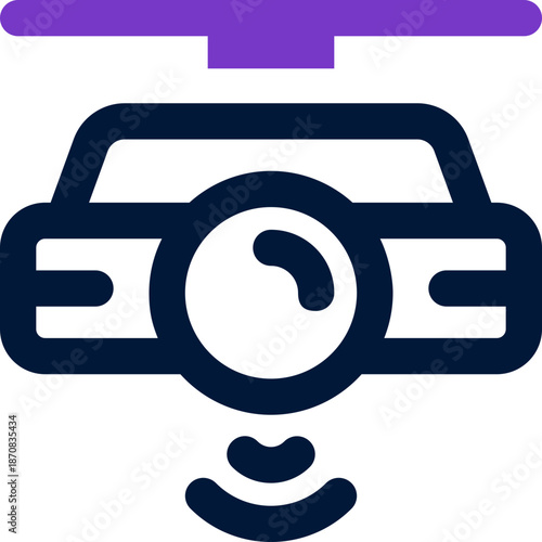 projector duotone icon. Sleek and modern vector icon for websites, mobile apps, marketing materials, and corporate design. Fully scalable and ready to use.