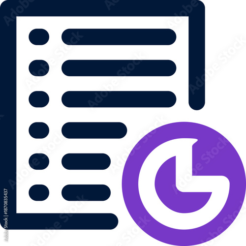 task list duotone icon. Sleek and modern vector icon for websites, mobile apps, marketing materials, and corporate design. Fully scalable and ready to use.