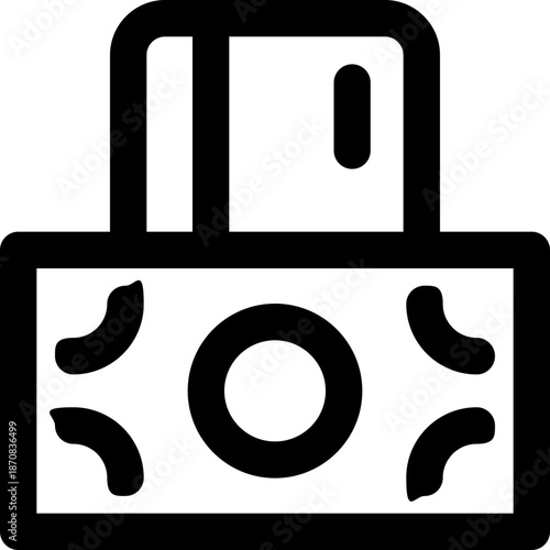 transfer line icon. Clean and minimalist vector icon for websites, mobile apps, presentations, and logos. Fully scalable and customizable for any project.