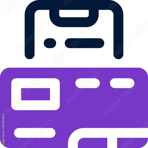 application duotone icon. Sleek and modern vector icon for websites, mobile apps, marketing materials, and corporate design. Fully scalable and ready to use.