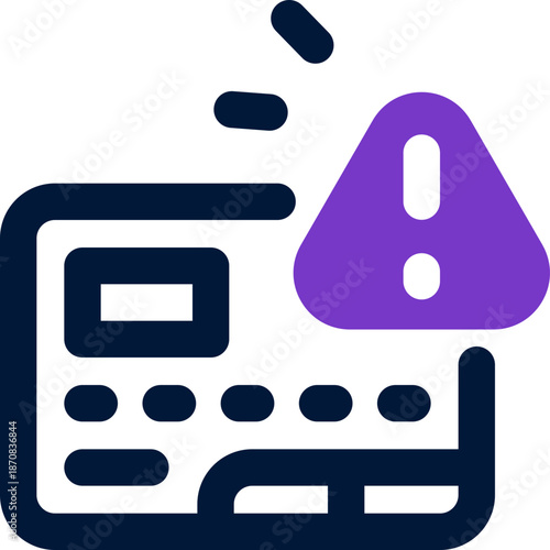 risk duotone icon. Sleek and modern vector icon for websites, mobile apps, marketing materials, and corporate design. Fully scalable and ready to use.