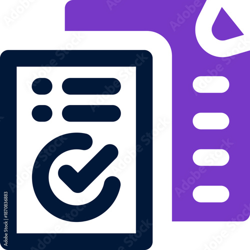 approval duotone icon. Sleek and modern vector icon for websites, mobile apps, marketing materials, and corporate design. Fully scalable and ready to use.