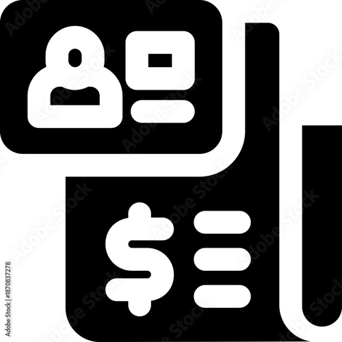 collateral glyph icon. Strong and solid vector icon for websites, mobile interfaces, presentations, and visual branding. High quality and easy to edit.