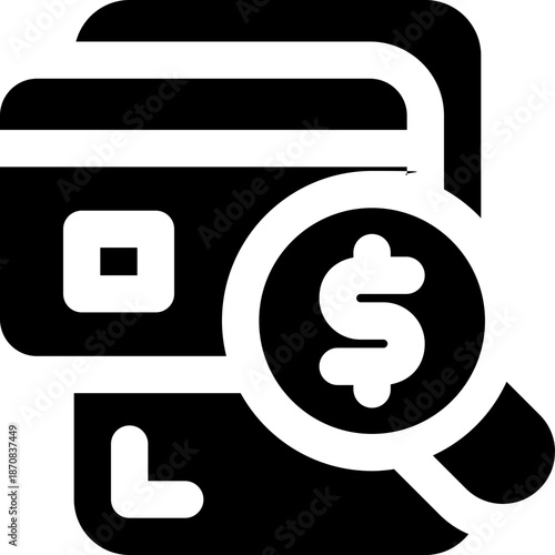 checking glyph icon. Strong and solid vector icon for websites, mobile interfaces, presentations, and visual branding. High quality and easy to edit.