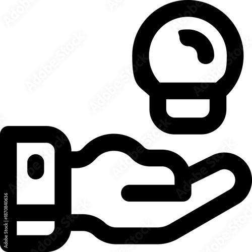 problem solving line icon. Clean and minimalist vector icon for websites, mobile apps, presentations, and logos. Fully scalable and customizable for any project.