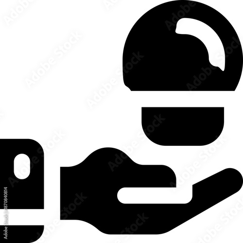 problem solving glyph icon. Strong and solid vector icon for websites, mobile interfaces, presentations, and visual branding. High quality and easy to edit.