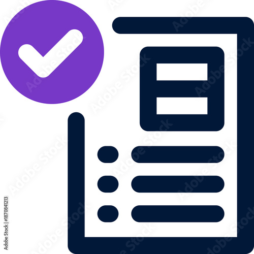 contract duotone icon. Sleek and modern vector icon for websites, mobile apps, marketing materials, and corporate design. Fully scalable and ready to use.