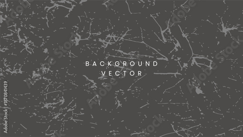 Dark grey grunge background with concrete or stone texture featuring distressed scratches and weathered surface details in a minimalist industrial style