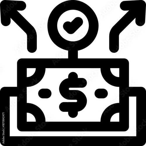 flexibility line icon. Clean and minimalist vector icon for websites, mobile apps, presentations, and logos. Fully scalable and customizable for any project.