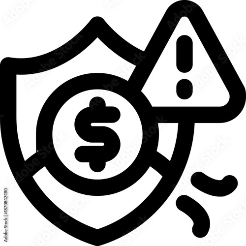 prevent line icon. Clean and minimalist vector icon for websites, mobile apps, presentations, and logos. Fully scalable and customizable for any project.