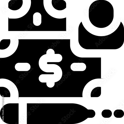 evaluation glyph icon. Strong and solid vector icon for websites, mobile interfaces, presentations, and visual branding. High quality and easy to edit.