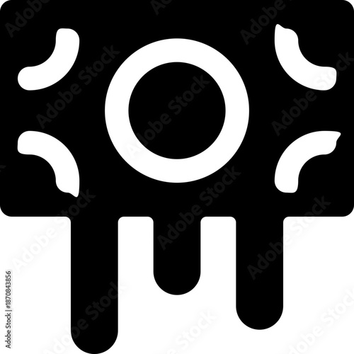 crisis glyph icon. Strong and solid vector icon for websites, mobile interfaces, presentations, and visual branding. High quality and easy to edit.