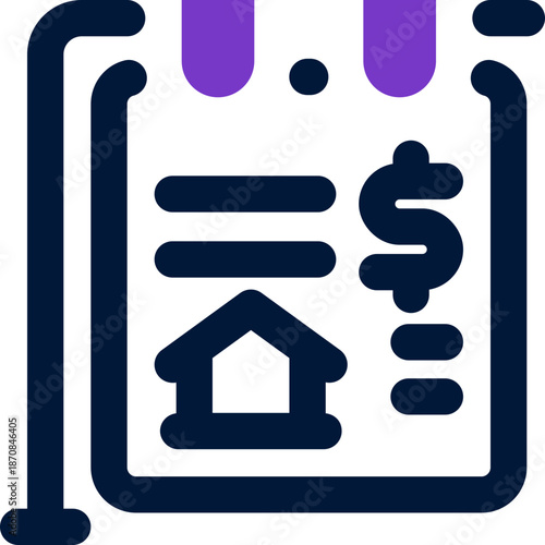 lease duotone icon. Sleek and modern vector icon for websites, mobile apps, marketing materials, and corporate design. Fully scalable and ready to use.