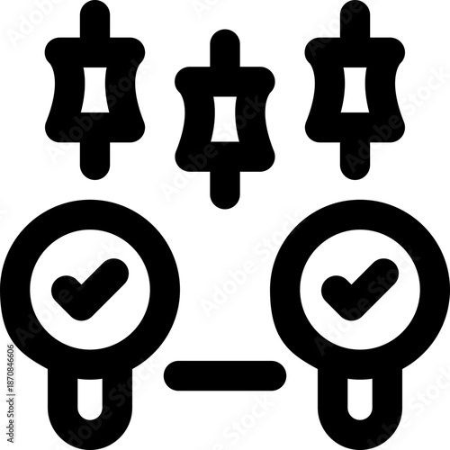 research line icon. Clean and minimalist vector icon for websites, mobile apps, presentations, and logos. Fully scalable and customizable for any project.