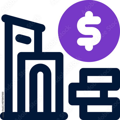 asset duotone icon. Sleek and modern vector icon for websites, mobile apps, marketing materials, and corporate design. Fully scalable and ready to use.