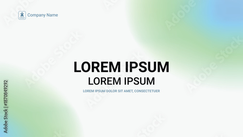 Minimalistic Gradient Web Design Template