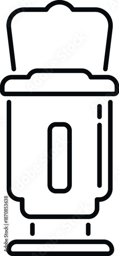 Camera flash light icon representing studio photography equipment