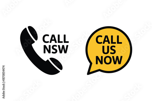 Telephone handset icon shows contact options for support lines.