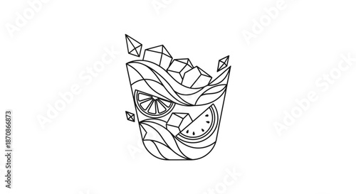 Hand drawn Mexican wrestling mask design.